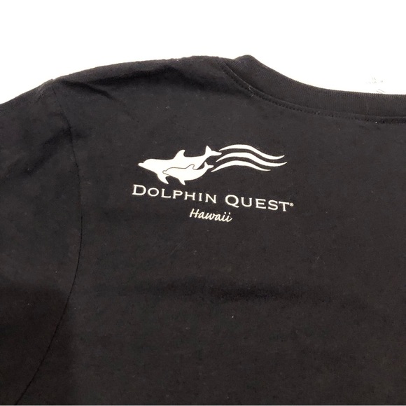 Dolphin Quest Hawaii t-shirt womens size XL Black - Picture 4 of 6